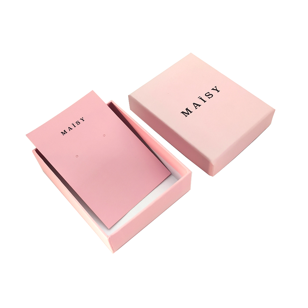 Unieke roze kleine oorbelverpakking geschenkdoosfabrikant