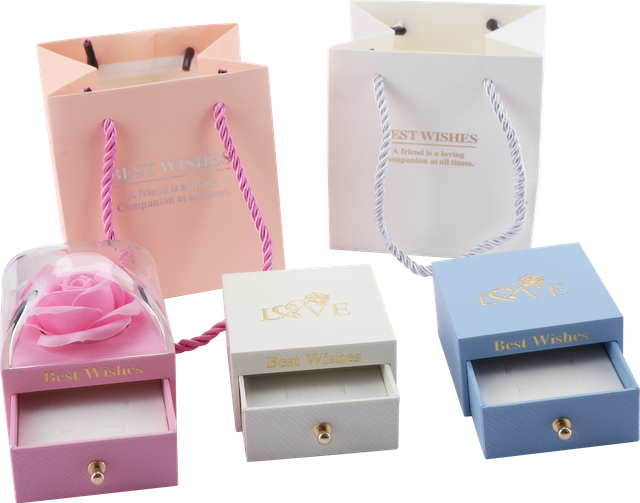 Fabrikanten van luxe OEM-sieradenbloempapierdoosverpakkingen
