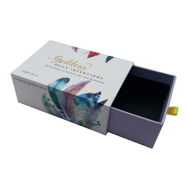 Produttore di scatole di carta per orecchini per bambini con cassetti ecologici scontati personalizzati