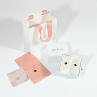 Vendite dirette in fabbrica di scatole per imballaggio in carta con anello personalizzato quadrato mini