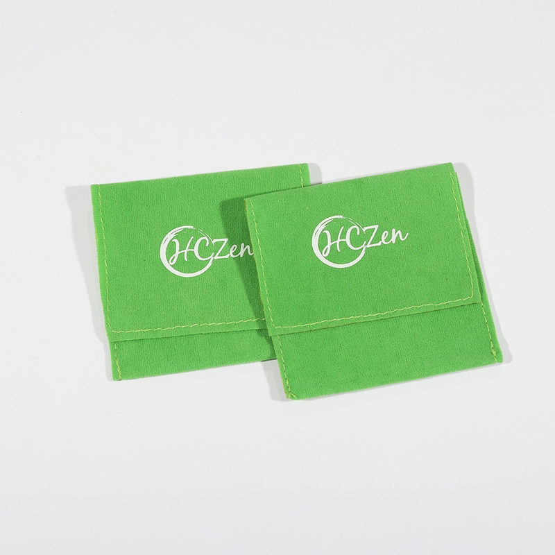 Aangepaste groene fluwelen tas groothandel fabriek