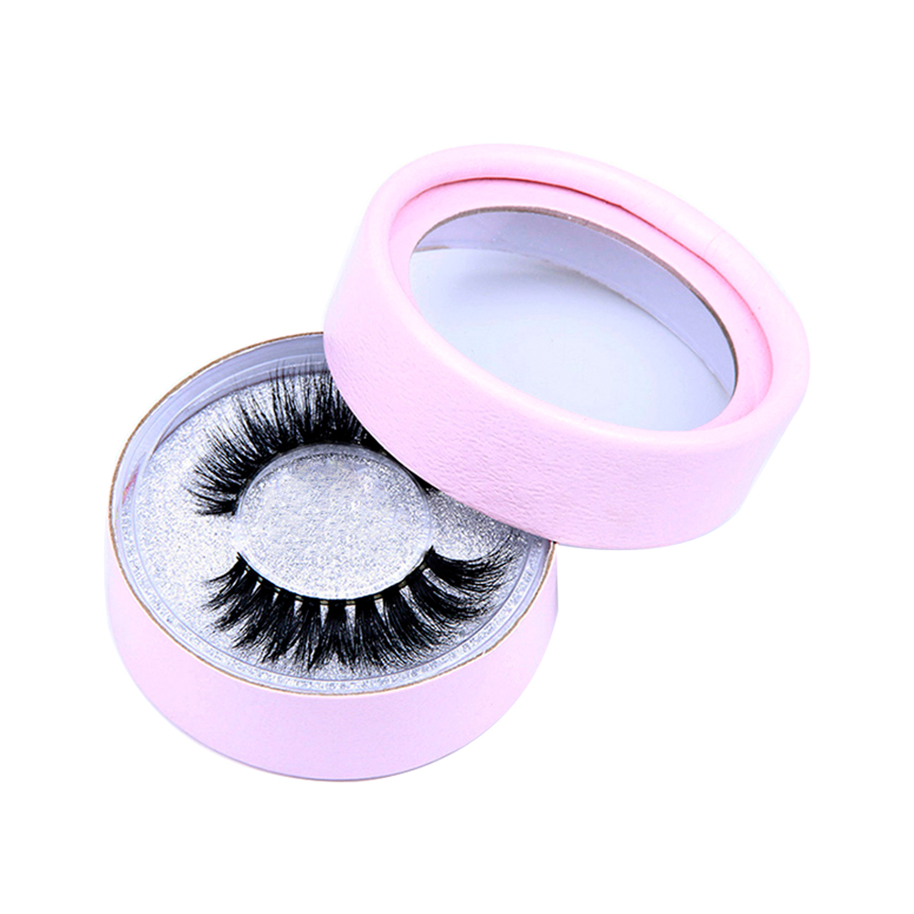Aangepaste unieke papieren cirkel wimperverpakking