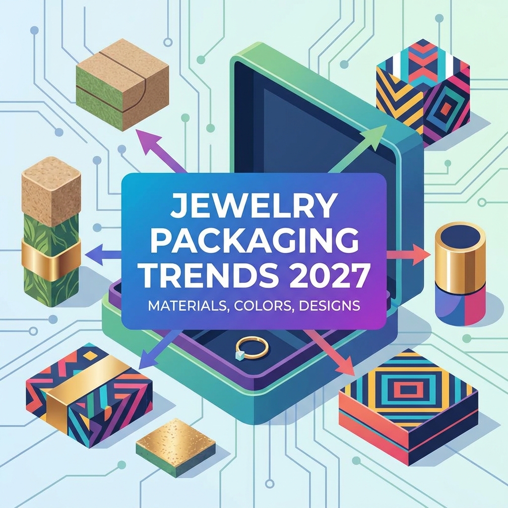 Tendenze del packaging per gioielli per il 2027: materiali, colori e design delle scatole